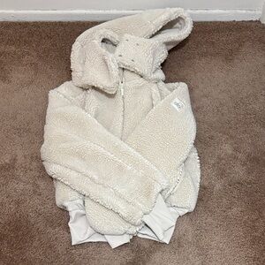 ALO Yoga Cream Teddy Jacket